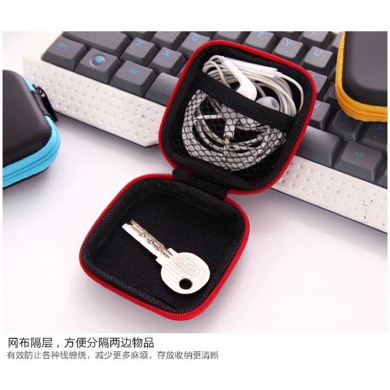 [BJ商城］台灣現貨🇹🇼 T 0057 手機數據線充電器 指尖陀螺包裝盒 耳機收納包eva耳機包-細節圖4