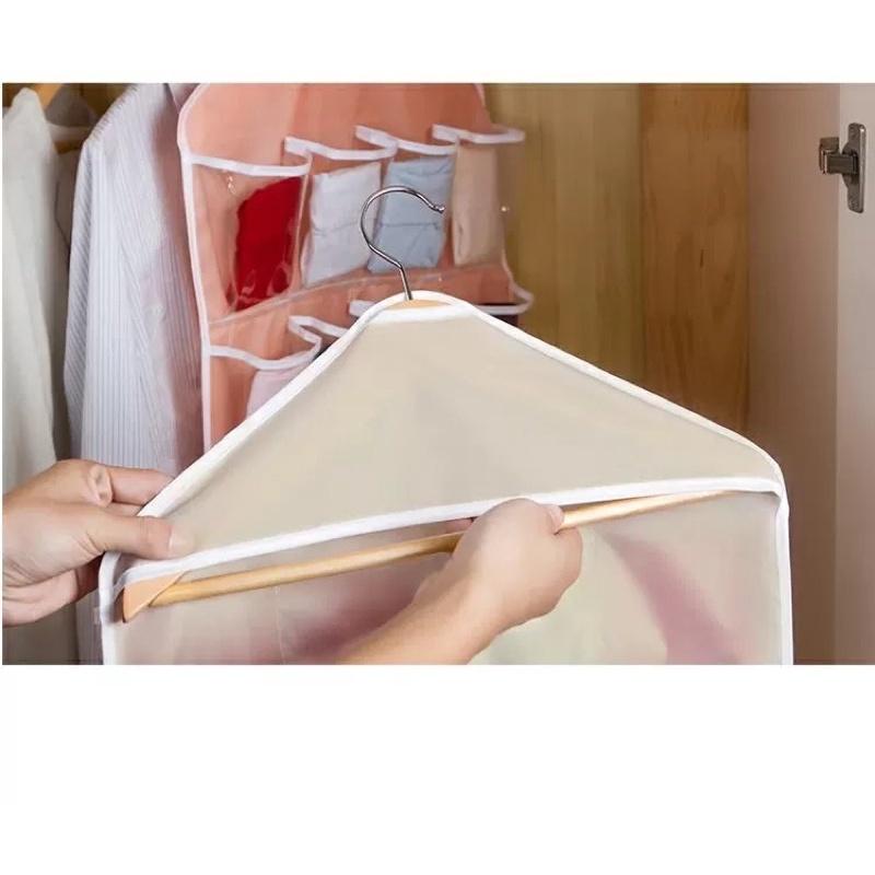 [BJ商城］台灣現貨🇹🇼 韓款 衣櫥聖品 16格衣櫥可掛式收納袋-細節圖6