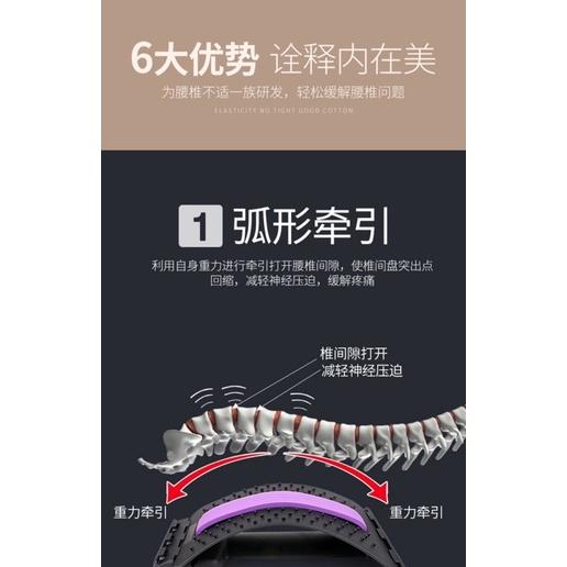 ［BJ商城］台灣現貨🇹🇼挺腰器 腰部伸展器 挺腰伸展器 背部伸展器 頸椎伸展器 腰椎伸展器 脊椎矯正器 拉背神器 駝背-細節圖9