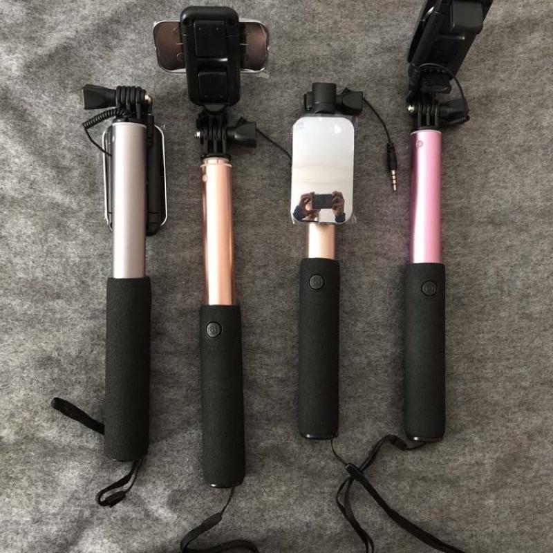 ［BJ商場］台灣現貨🇹🇼出清大特價鋁合金線控大鏡子自拍桿自拍神器伸縮桿鋁合金自拍桿-細節圖4