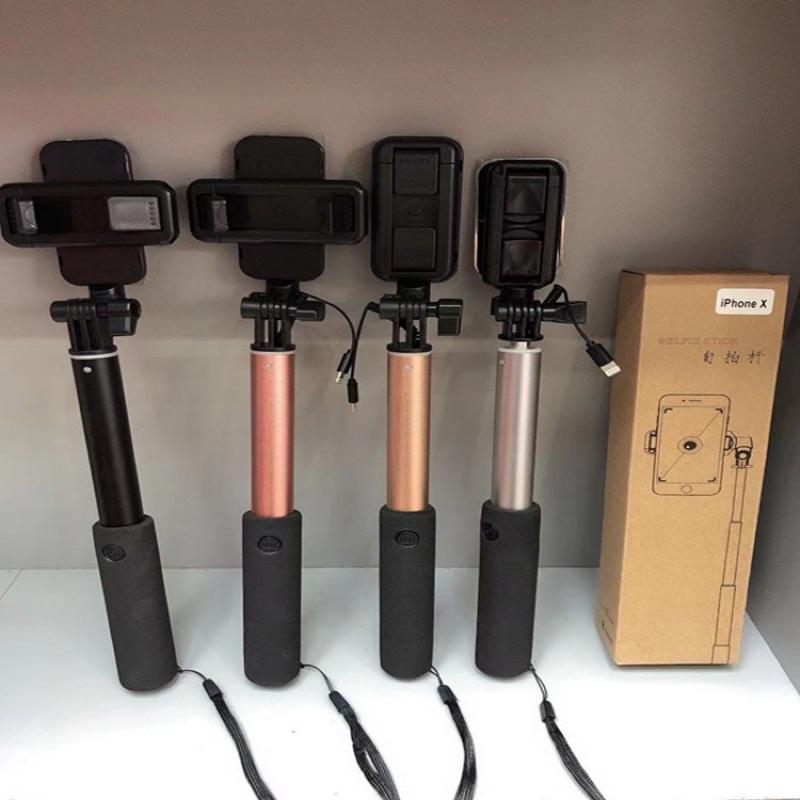 ［BJ商場］台灣現貨🇹🇼出清大特價鋁合金線控大鏡子自拍桿自拍神器伸縮桿鋁合金自拍桿-細節圖6