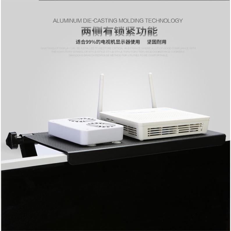 [BJ商城］台灣現貨🇹🇼電腦螢幕上方置物架 螢幕置物架 多功能螢幕置物架 電視 電腦螢幕上方置物架 桌面整理架 收納架-細節圖2