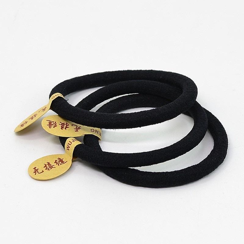 [BJ商城］台灣現貨🇹🇼無接縫加粗髮圈 紮頭髮 橡皮筋 頭繩 髮圈 綁頭髮 橡皮圈 髮束 髮帶 髮飾 高彈力-細節圖4