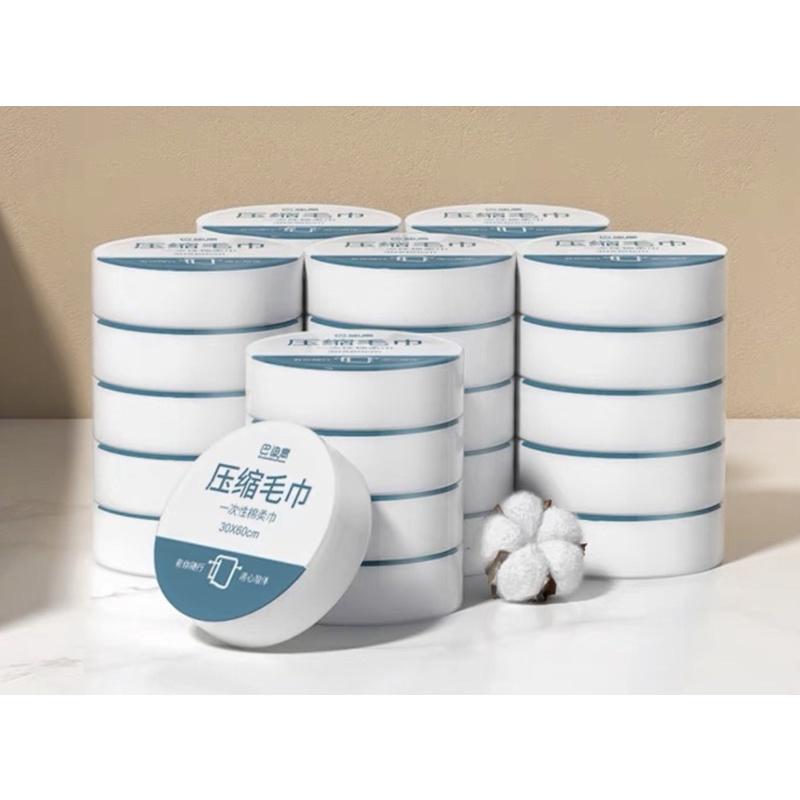 🇹🇼【超強吸水】壓縮毛巾 壓縮浴巾 一次性清潔洗臉巾 拋棄式毛巾 壓縮浴巾 外出洗臉毛巾-細節圖2