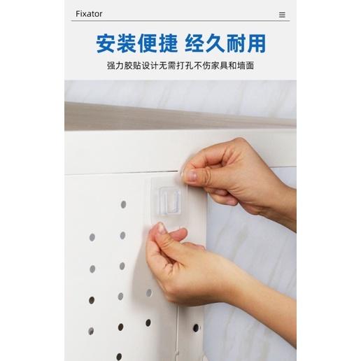 ［BJ商城］台灣現貨🇹🇼 超強掛鉤 承受重量掛鉤 插座延長線線板路由器固定掛牆上貼強力無痕免釘打孔壁掛式收納盒子-細節圖5