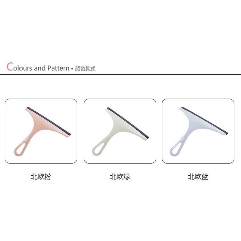 [BJ商城］台灣現貨🇹🇼 刮水 鏡子 家用軟膠玻璃清潔器 擦窗戶玻璃刮水器 浴室地板瓷磚刮水器工具-細節圖7