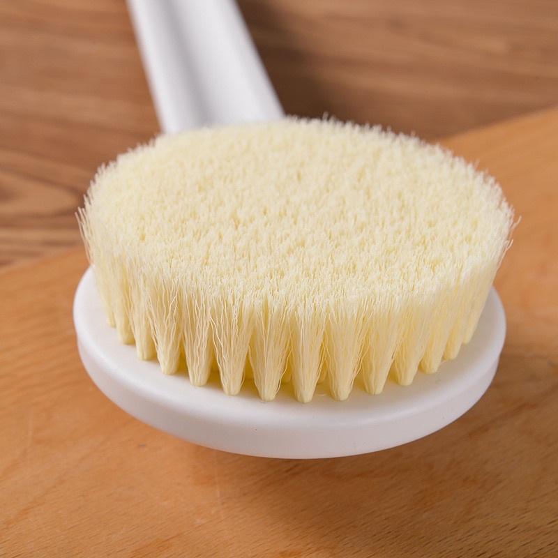 [BJ商城］台灣現貨🇹🇼 無印同款洗澡刷 長柄軟毛洗澡刷 搓背神器沐浴刷子-細節圖2