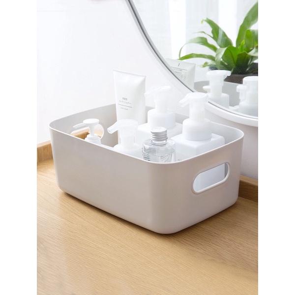 [BJ商城］台灣現貨🇹🇼 日式無印風 收納籃 塑膠籃 收納盒 置物盒 兩側手提設計 廚房收納 浴室收納 收納 居家生活-細節圖5