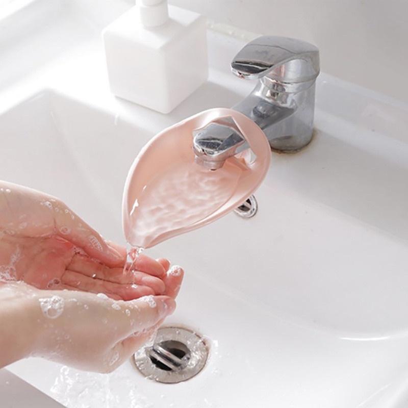 [BJ商城］台灣現貨🇹🇼 兒童洗手延長器寶寶水龍頭防濺加長水嘴延伸器衛生間洗手池導水槽-細節圖7