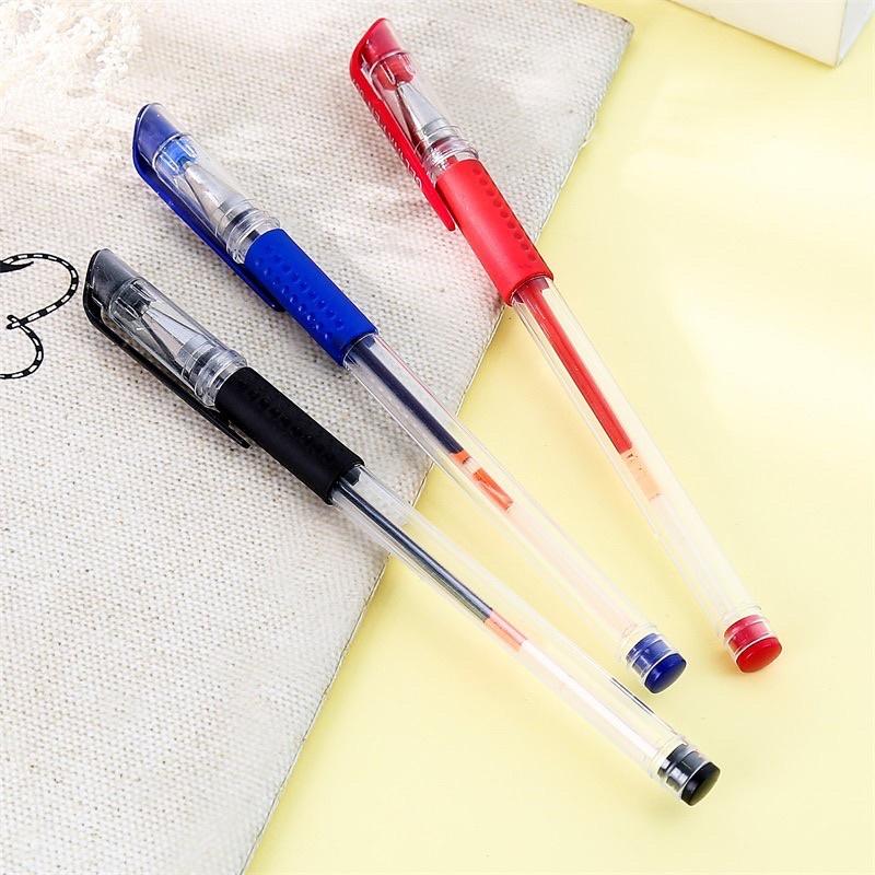 [BJ商城］台灣現貨🇹🇼 辦公學生文具歐標筆 0.5中性碳素簽字筆 商務筆促銷筆-細節圖5