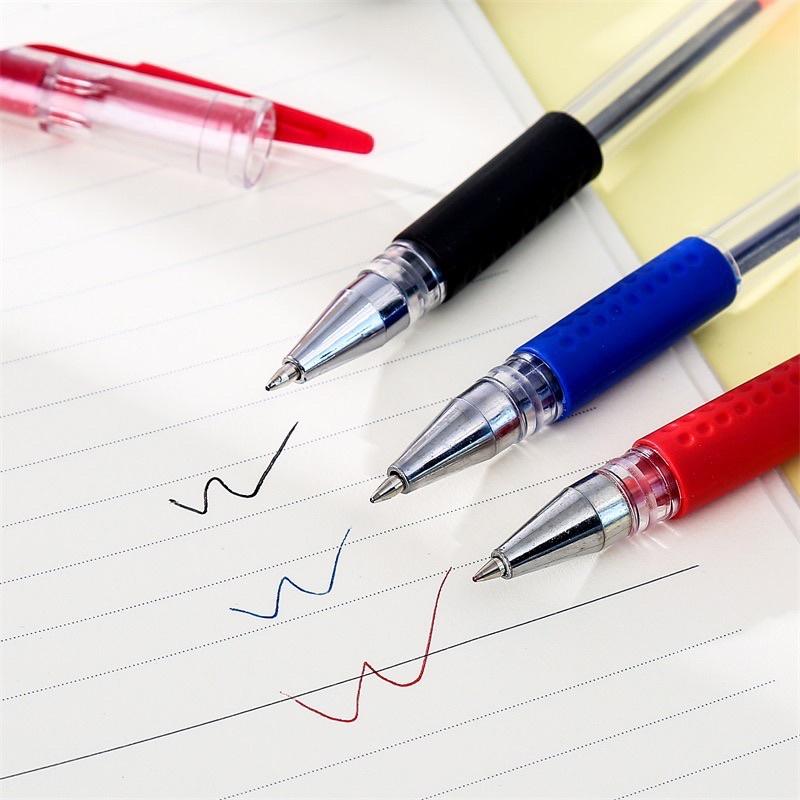 [BJ商城］台灣現貨🇹🇼 辦公學生文具歐標筆 0.5中性碳素簽字筆 商務筆促銷筆-細節圖7