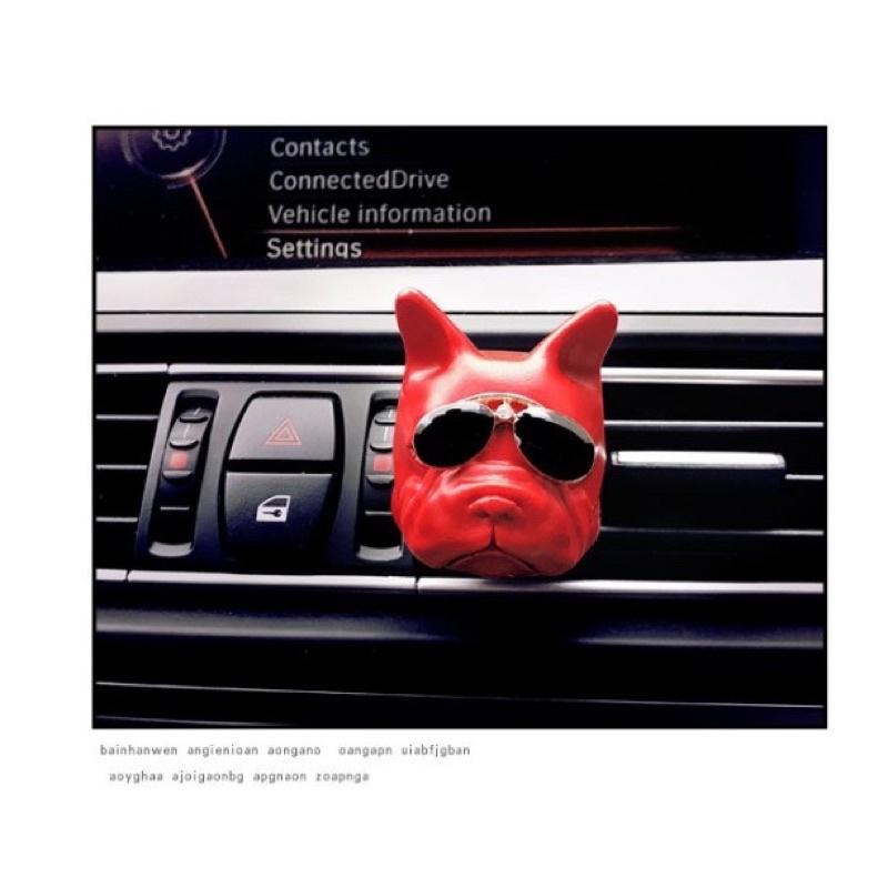 [BJ商城］台灣現貨🇹🇼 法鬥車用芳香 冷氣孔芳香 鬥牛犬香薰 車載香水 空調出風口香水 車內精油香薰 鬥牛犬車內裝飾-細節圖5