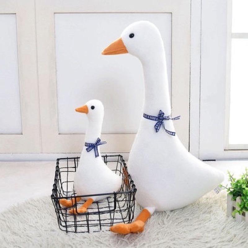 ［BJ商城］鵝 大白鵝娃娃 鵝娃娃 鴨娃娃 鴨子娃娃 動物娃娃 天鵝鵝抱枕 抱枕 安撫娃娃 安撫玩具 生日禮物 女孩禮物-細節圖2