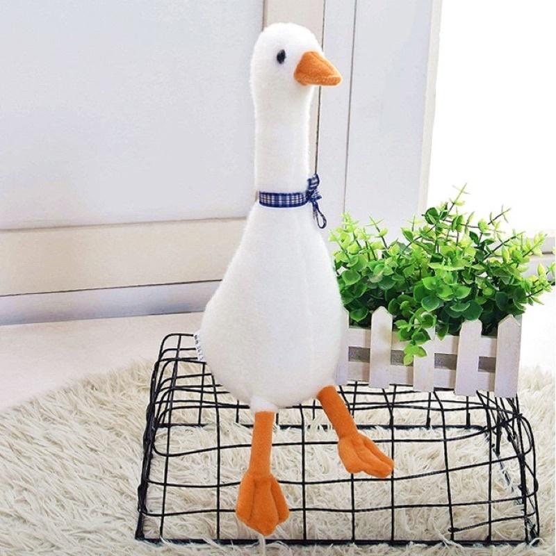 ［BJ商城］鵝 大白鵝娃娃 鵝娃娃 鴨娃娃 鴨子娃娃 動物娃娃 天鵝鵝抱枕 抱枕 安撫娃娃 安撫玩具 生日禮物 女孩禮物-細節圖4