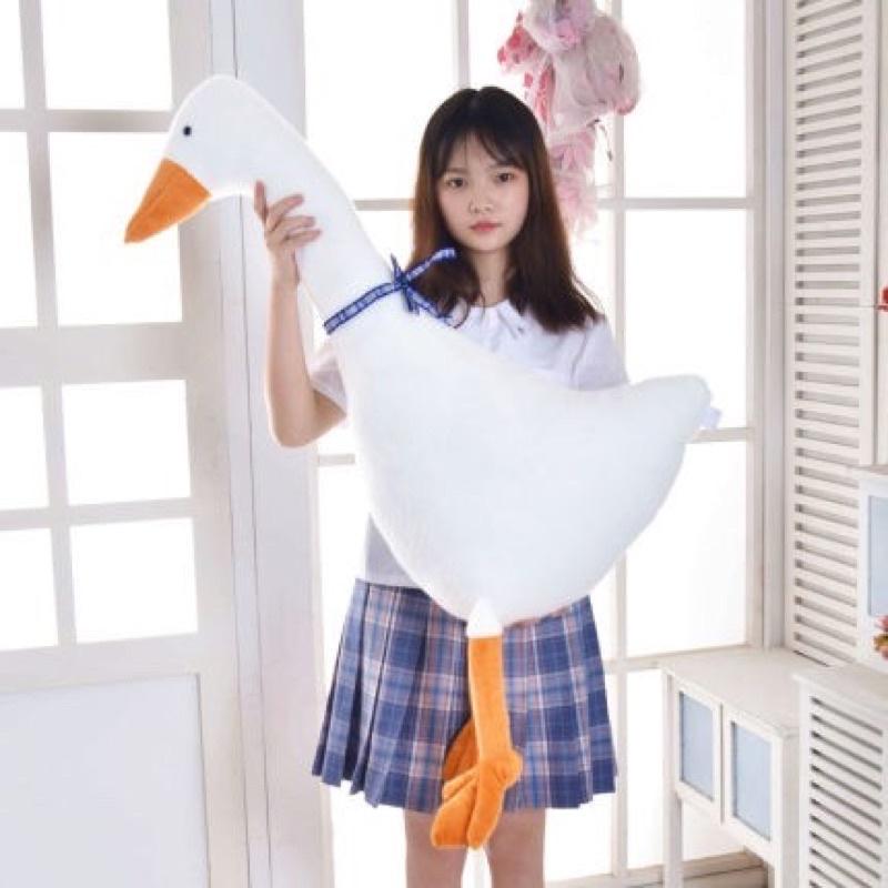 ［BJ商城］鵝 大白鵝娃娃 鵝娃娃 鴨娃娃 鴨子娃娃 動物娃娃 天鵝鵝抱枕 抱枕 安撫娃娃 安撫玩具 生日禮物 女孩禮物-細節圖7
