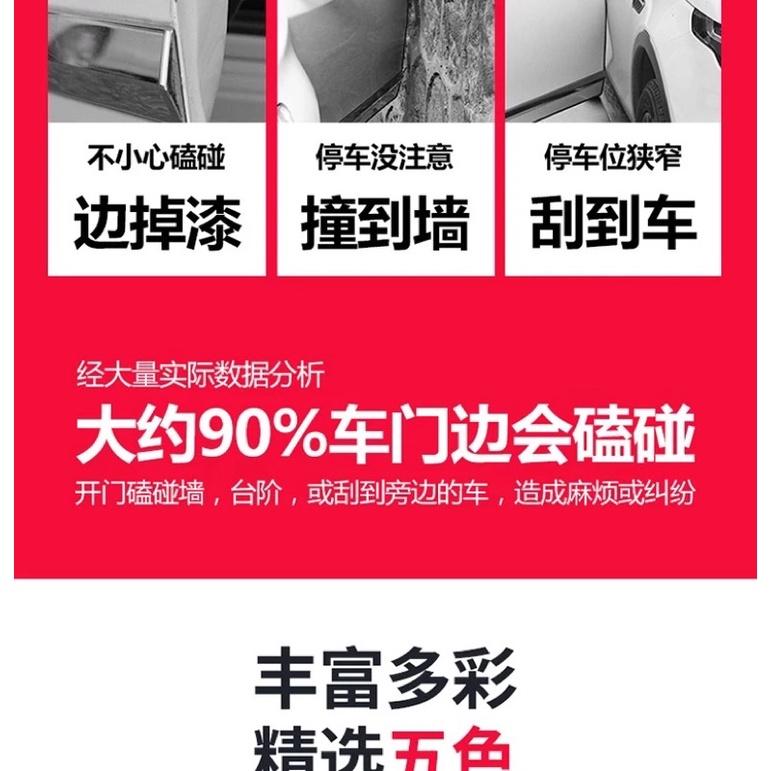 [BJ商城］🇹🇼【隱形式 車門防撞條】車門保護 汽車防刮條 隔音條 車門保護條 防護條 防撞膠條-細節圖5