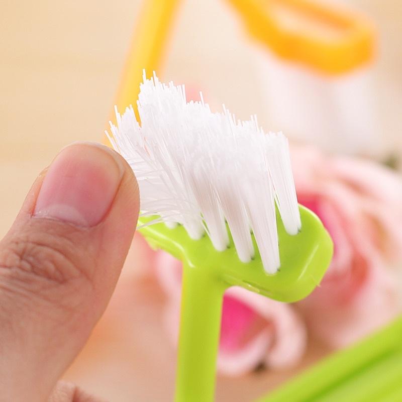 [BJ商城］台灣現貨🇹🇼 彎柄馬桶刷 清潔馬桶死角 清潔好輕鬆 V型彎柄馬桶刷 死角清潔刷 顏色隨機發貨-細節圖5