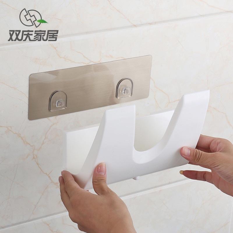 [BJ商城］台灣現貨🇹🇼壁掛式鍋蓋架 免打孔 無痕掛架 鍋蓋架 廚房收納 廚房壁掛-細節圖3