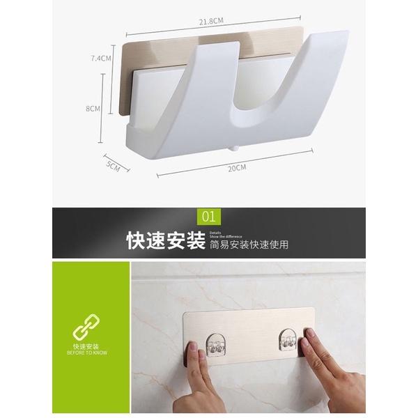 [BJ商城］台灣現貨🇹🇼壁掛式鍋蓋架 免打孔 無痕掛架 鍋蓋架 廚房收納 廚房壁掛-細節圖4