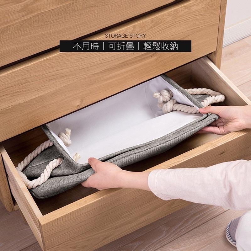 [BJ商城］台灣現貨🇹🇼簡約北歐風洗衣籃 洗衣籃 洗衣袋 分類收納 收納袋 置物籃 玩具收納 洗衣袋 衣服收納-細節圖5