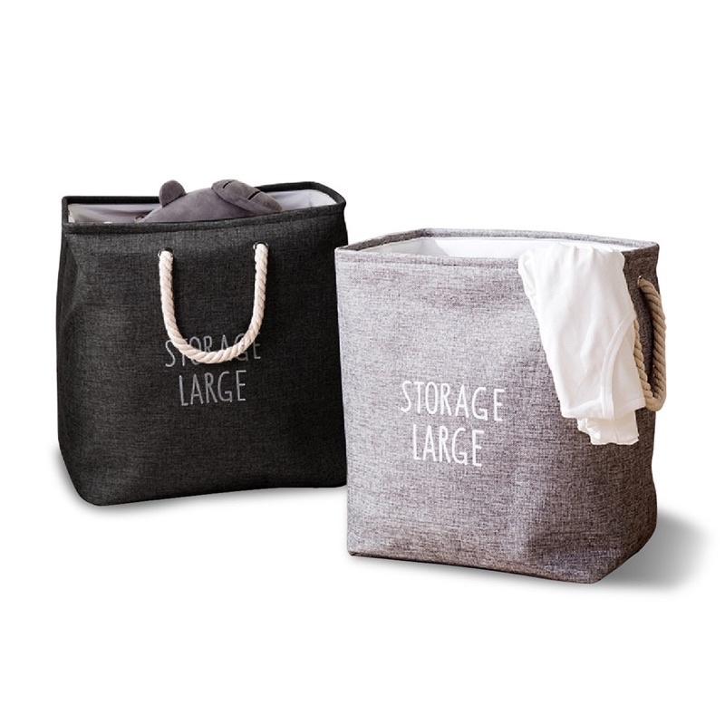 [BJ商城］台灣現貨🇹🇼簡約北歐風洗衣籃 洗衣籃 洗衣袋 分類收納 收納袋 置物籃 玩具收納 洗衣袋 衣服收納-細節圖9