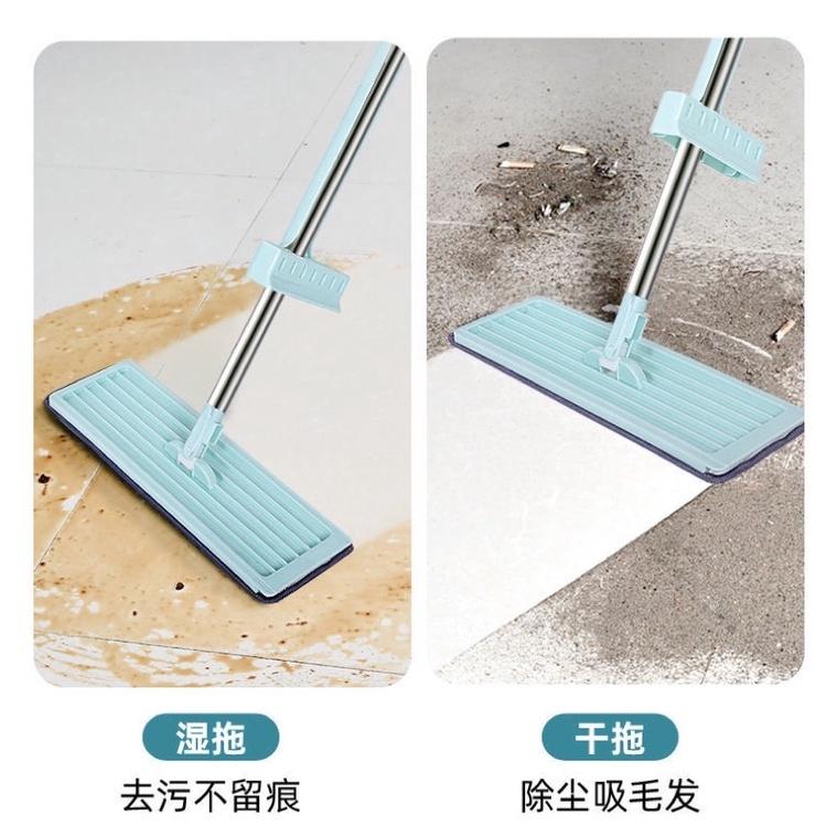 ［BJ商城］🇹🇼 家用免手洗拖把平板拖布懶人自擠水拖把乾濕兩用拖布地-細節圖4