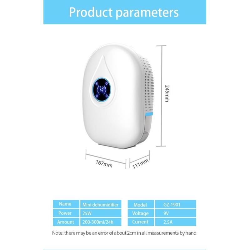 [BJ商城］台灣現貨🇹🇼 臥室 迷你除濕機 除濕機 遙控 地下室 去潮濕機 除濕器 抽濕器吸 濕器 除濕機-細節圖4