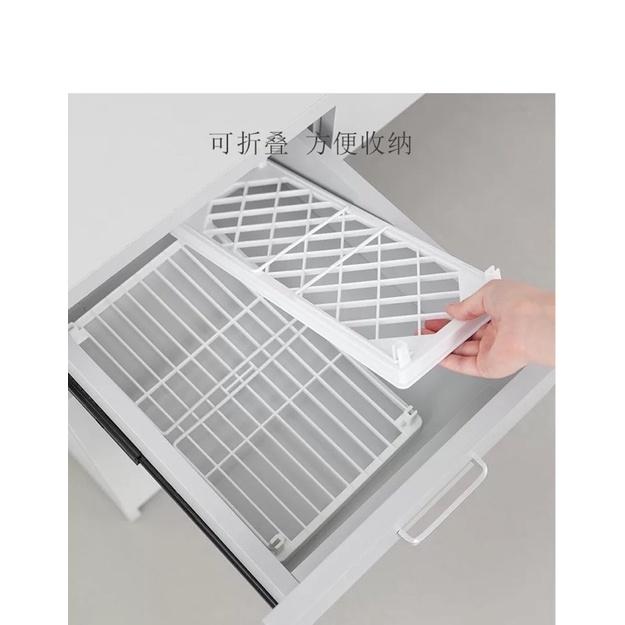 [BJ商城］台灣現貨🇹🇼桌面折疊收納架 簡約摺疊收納架 雜物置物架 可疊加 簡約風 可折疊-細節圖5