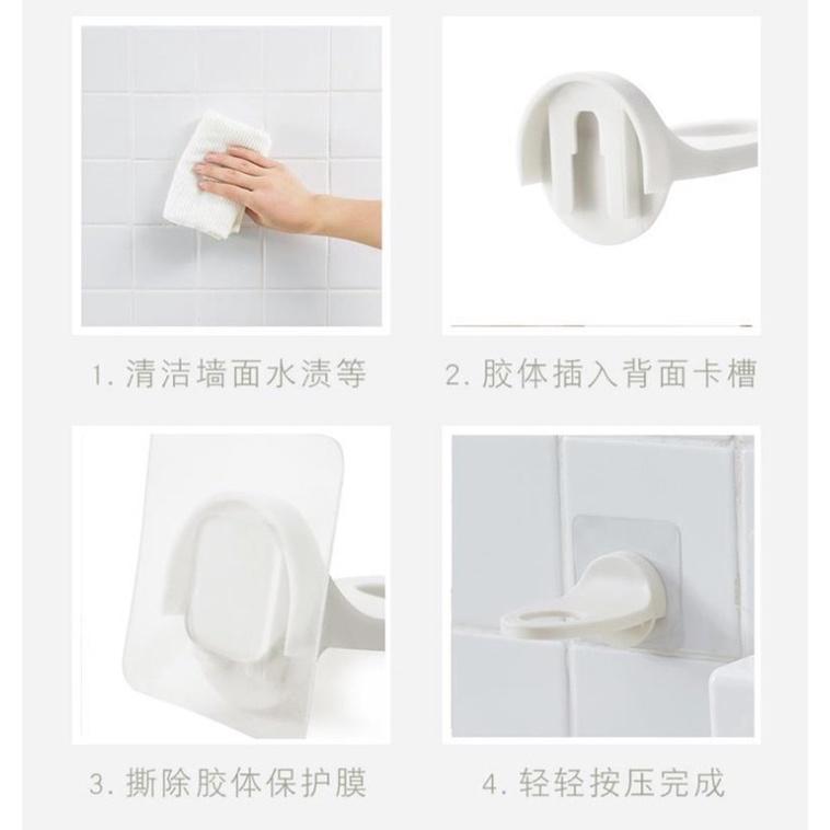 [BJ商城］台灣現貨🇹🇼沐浴乳架 沐浴乳掛架 沐浴乳 洗手乳 洗髮精 沐浴乳架子 無痕 浴室置物架 浴室收納架 浴室掛勾-細節圖3