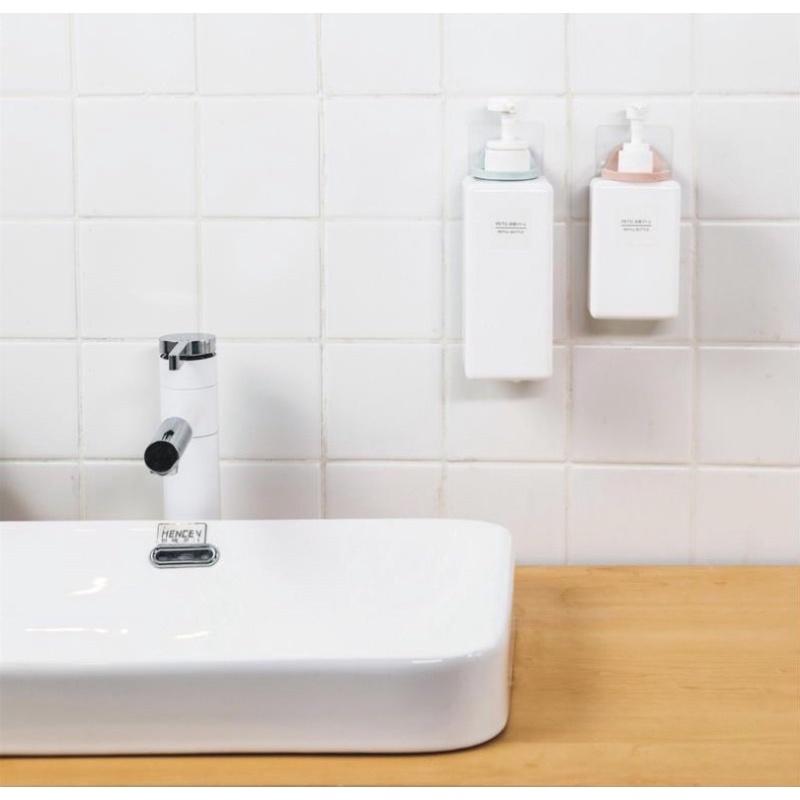 [BJ商城］台灣現貨🇹🇼沐浴乳架 沐浴乳掛架 沐浴乳 洗手乳 洗髮精 沐浴乳架子 無痕 浴室置物架 浴室收納架 浴室掛勾-細節圖4