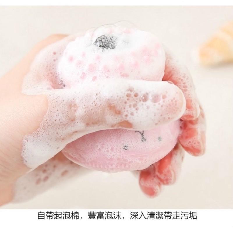 [BJ商城]✨現貨✨小章魚矽膠洗臉刷 雙頭清潔毛孔臉部黑頭 韓國潔面儀 手動矽膠洗臉神器 按摩刷粉撲刷 韓式水母洗臉刷-細節圖5