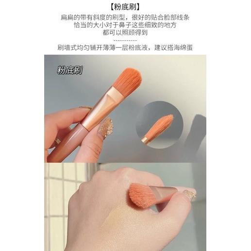 [BJ商城］台灣現貨🇹🇼迷你刷具組 迷你化妝刷 專業刷具組 腮紅刷具 刷具組 粉底刷 眼影刷 軟毛-細節圖3