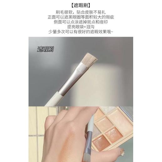 [BJ商城］台灣現貨🇹🇼迷你刷具組 迷你化妝刷 專業刷具組 腮紅刷具 刷具組 粉底刷 眼影刷 軟毛-細節圖4