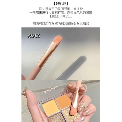 [BJ商城］台灣現貨🇹🇼迷你刷具組 迷你化妝刷 專業刷具組 腮紅刷具 刷具組 粉底刷 眼影刷 軟毛-細節圖6
