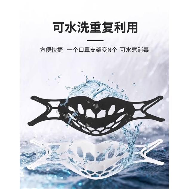 ［BJ商城］台灣現貨🇹🇼 2021防疫新款口罩支架硅膠帶掛繩口罩防悶內托支架可折疊立體口罩輔助配件-細節圖3