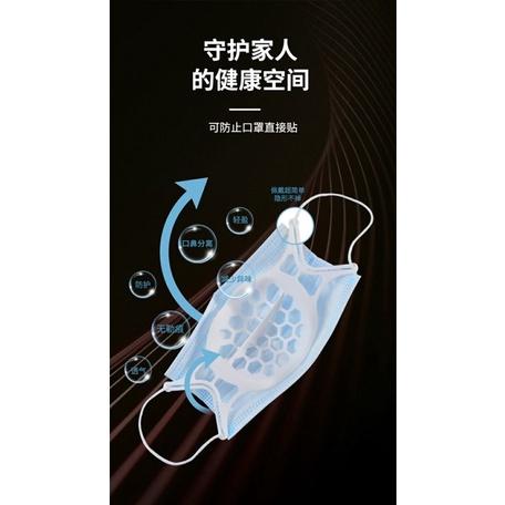 ［BJ商城］台灣現貨🇹🇼 2021防疫新款口罩支架硅膠帶掛繩口罩防悶內托支架可折疊立體口罩輔助配件-細節圖7