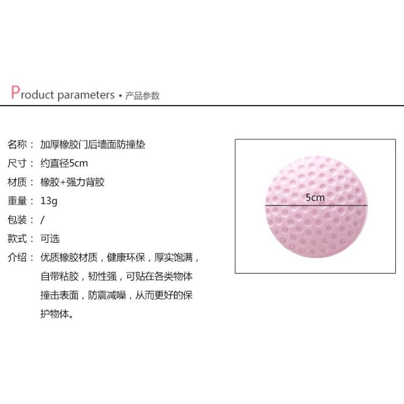 ［BJ商城］台灣現貨🇹🇼 加厚靜音門後牆面防撞墊高爾夫球造型橡膠防碰墊門把手門鎖防護墊-細節圖5