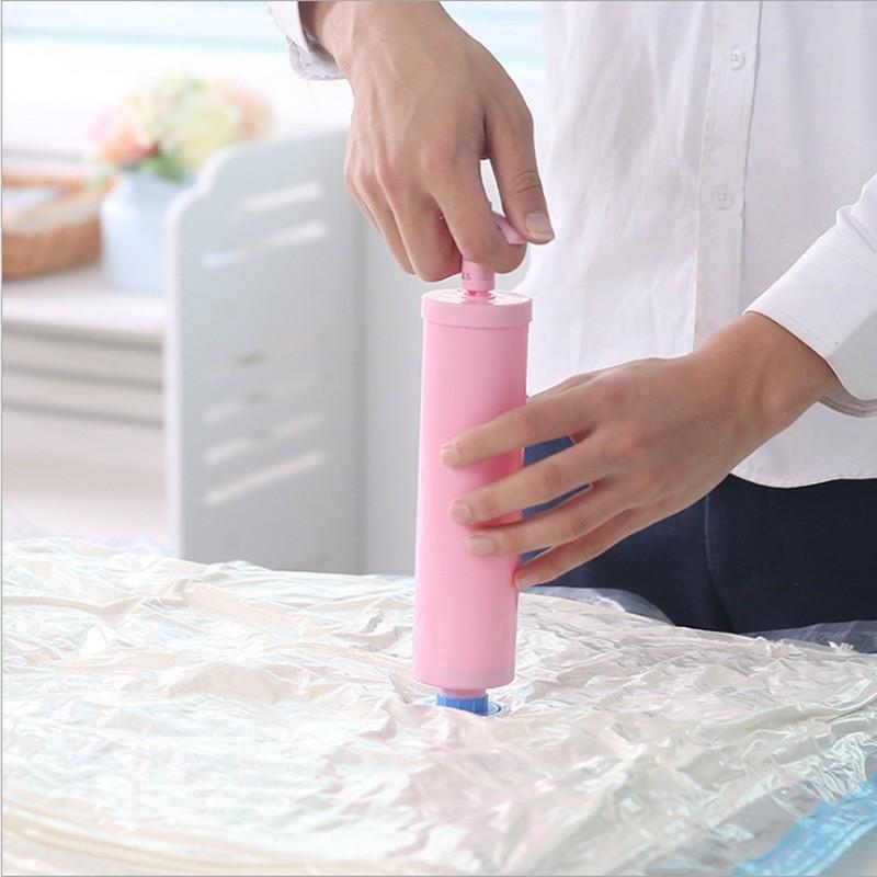 [BJ商城］🇹🇼 真空壓縮袋 衣服棉被防塵收納袋 透明大號衣物打包袋 旅行儲物袋-細節圖3