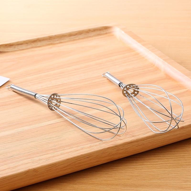 [BJ商城］台灣現貨🇹🇼 打蛋器 彈簧打蛋器 金屬打蛋器 不鏽鋼手動攪拌器-細節圖2