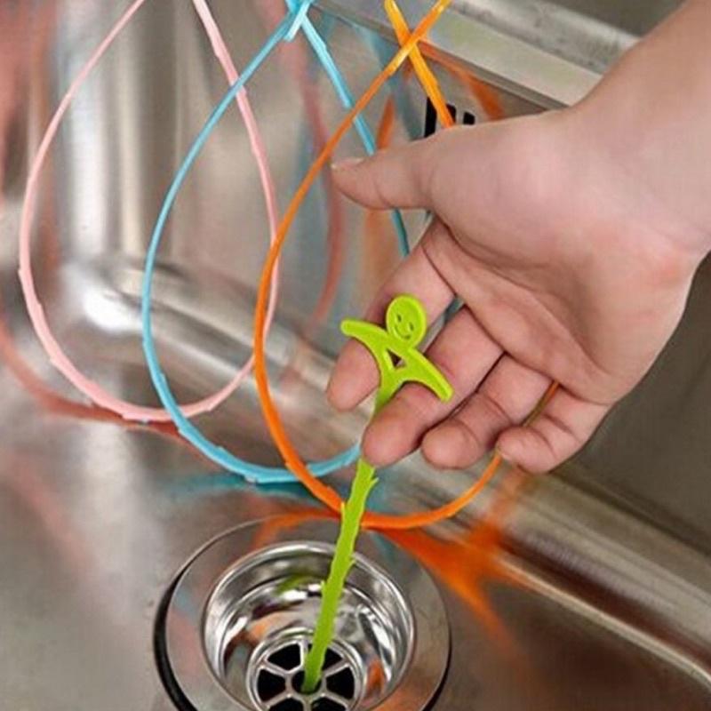 [BJ商城］台灣現貨🇹🇼 衛生間毛髮清理勾廚房下水道水槽疏通器洗手盆浴缸頭髮防堵清理器-細節圖4