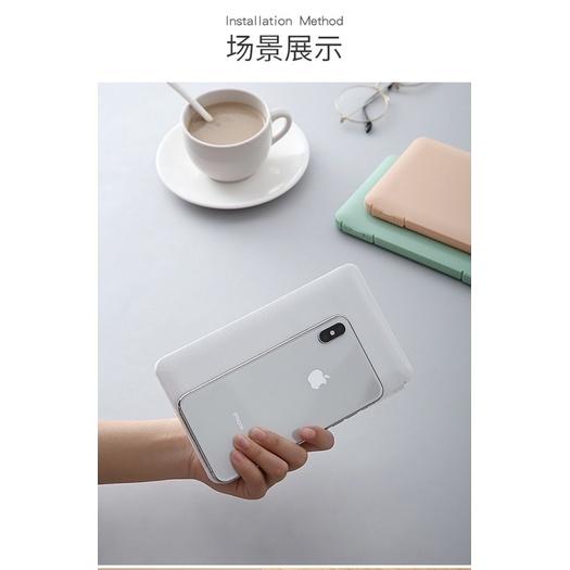 [BJ商城］台灣現貨🇹🇼簡約口罩口罩收納 收納盒 隨身盒 拋棄式口罩收納 一次性口罩收納 旅行盒 外出盒 口罩盒 口罩夾-細節圖4