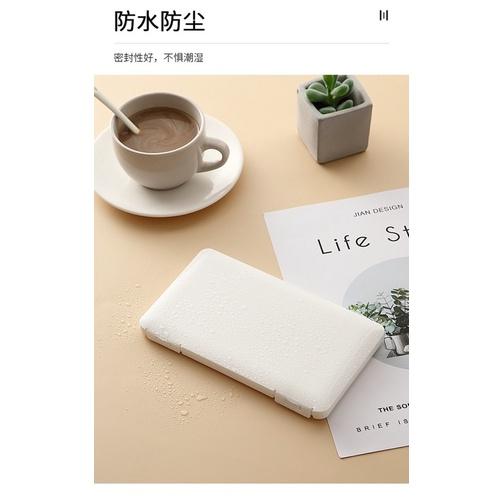 [BJ商城］台灣現貨🇹🇼簡約口罩口罩收納 收納盒 隨身盒 拋棄式口罩收納 一次性口罩收納 旅行盒 外出盒 口罩盒 口罩夾-細節圖7