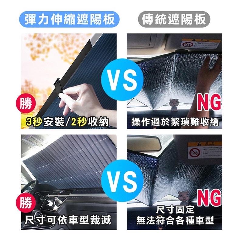 [BJ商城］現貨🇹🇼快速安裝伸縮遮陽板汽車遮陽板 前檔遮光 遮陽簾 遮陽板 車窗遮陽 隔熱板 車窗簾 汽車百貨 汽車窗簾-細節圖4