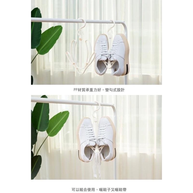 ［BJ商城］🇹🇼防風曬鞋架晾架掛鉤 曬鞋架 晾鞋架 曬鞋衣架 掛鉤 雙鉤 收納 鞋子收納-細節圖5