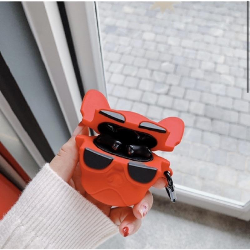 [BJ商城］狗頭鬥牛犬Airpods2代pro耳機套無線藍芽防摔殼-細節圖3