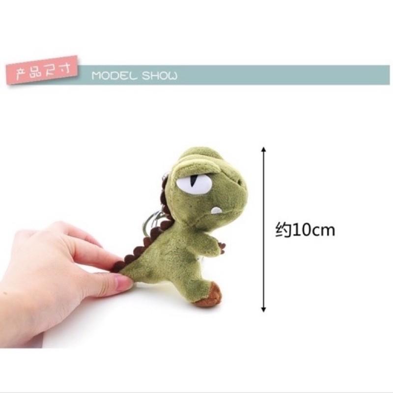 ［BJ商城］【現貨】10公分 霸王龍鑰匙扣 恐龍鑰匙圈 恐龍娃娃 恐龍娃娃吊飾 壞壞龍 舒壓 療癒 絨毛 可愛玩偶 娃娃-細節圖5