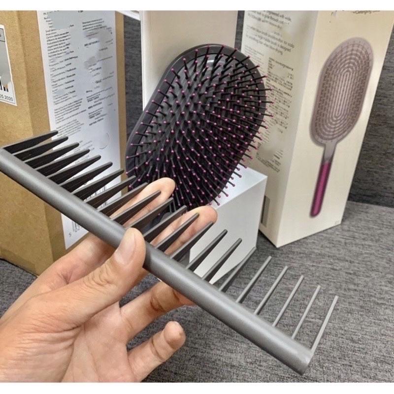 [BJ商城］🇹🇼戴森 dyson同款氣墊按摩梳直髮梳兩件套便攜按摩美髮造型 順滑氣囊梳子-細節圖4