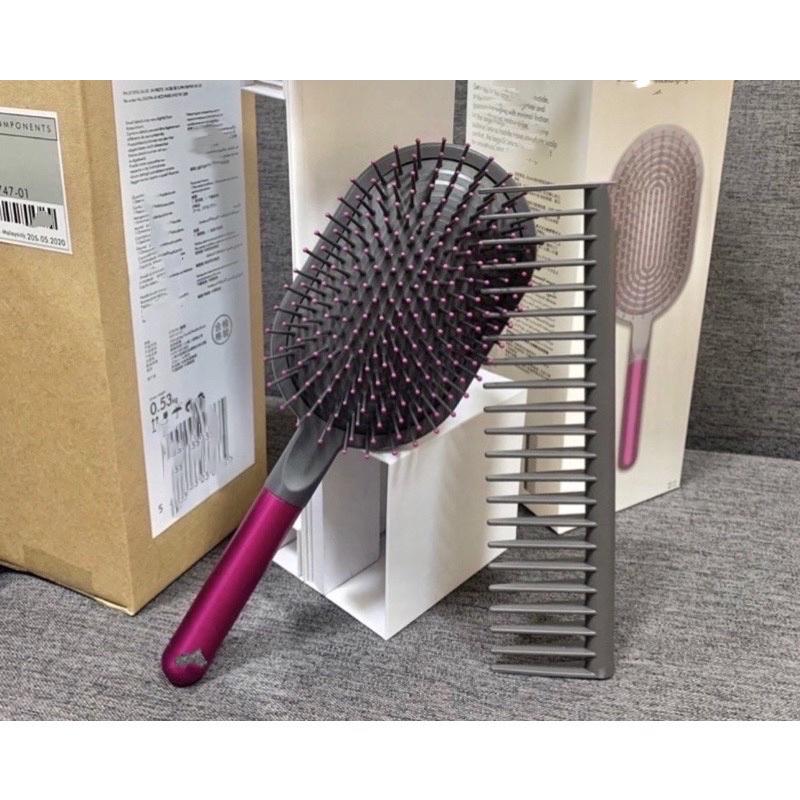 [BJ商城］🇹🇼戴森 dyson同款氣墊按摩梳直髮梳兩件套便攜按摩美髮造型 順滑氣囊梳子-細節圖5