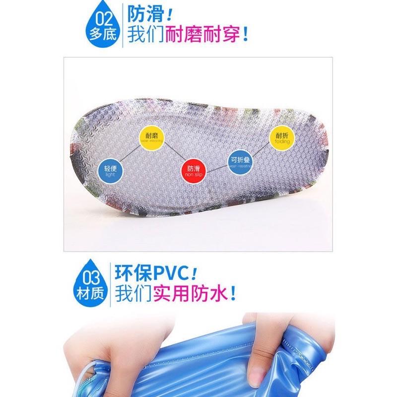 ［BJ商城］台灣現貨🇹🇼 防滑耐磨加厚防水鞋套防雪防污下雨雪天男女雨鞋套帶防水層雨靴套 雨鞋-細節圖4