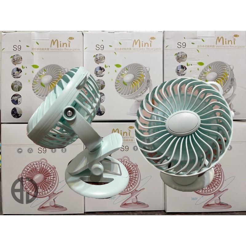 ［BJ商城］台灣現貨🇹🇼2022新款新款多功能桌面夾扇 迷你學生宿舍小風扇靜音usb大風力辦公桌夾扇-細節圖3